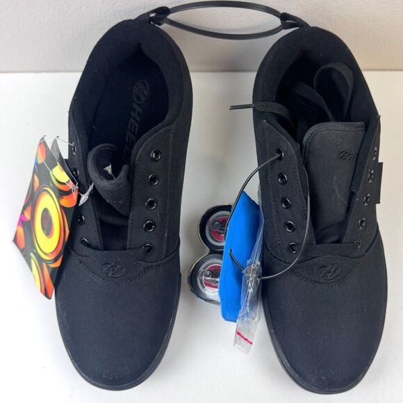 The Original Heelys Pro 20 All Black Wheeled Shoe Sneaker Men\'s Size 8 main image 10